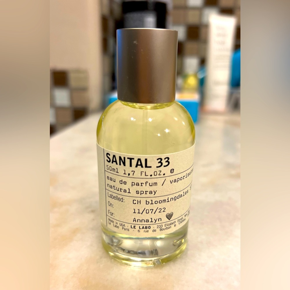 Le Labo Santal 33. Almost new used 3 sprays only. Bought 11/7/2022 at SF.